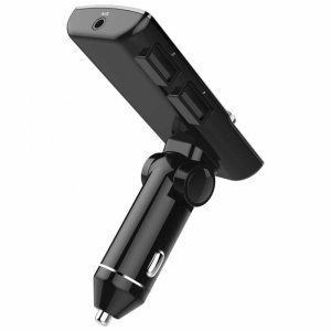Modulator FM Transmitator Auto Techstar® BC45 Bluetooth 4.2 Dual USB Voice Assistant MicroSD - Img 5