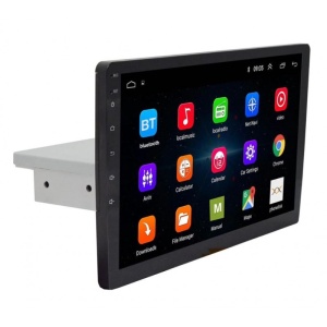 MP5 Player Multimedia Techstar®, Android 11, 1DIN, Display 10.1", Ajustabil Sus/Jos, WiFi, Bluetooth, GPS, 1GB Ram, 16GB Rom - Img 1