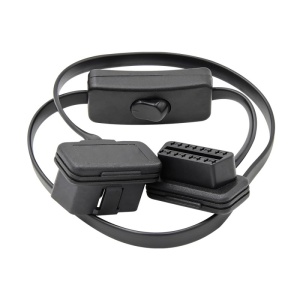 Cablu OBD2 cu întrerupător ON/OFF integrat, lungime 60 cm