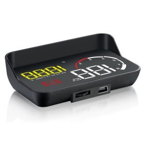 Proiector informatii de bord pe parbriz, Head Up Display Techstar® OBD II, M10, display 3,5 inch, proiectie afisaj bord pe parbriz, turatia, viteza, temperatura apei, kilometrajul - Img 10