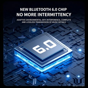 Tehnologie Bluetooth 6.0 pentru conexiune rapida, stabila si transmisie audio cu latenta redusa