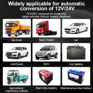 Redresor inteligent compatibil cu baterii pentru autoturisme, motociclete, SUV-uri si camioane