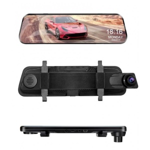 Resigilat Camera Auto Tip Oglinda E-ACE A20, Dubla, 10" Inch, IPS, Touch Screen, Full HD, Night Vision, PIP - Img 4