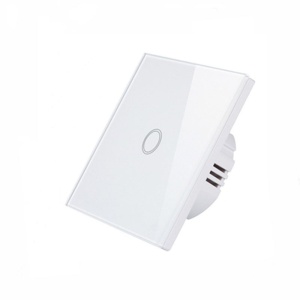 Resigilat Intrerupator Touch Techstar®, Sticla Securizata, Design Modern, Iluminare LED, 1 Faza, Alb - Img 8