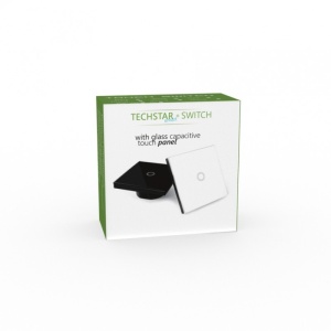 Resigilat Intrerupator Touch Techstar® TG02, Sticla Securizata, Design Modern, Iluminare LED, 2 Faze, Negru - Img 7