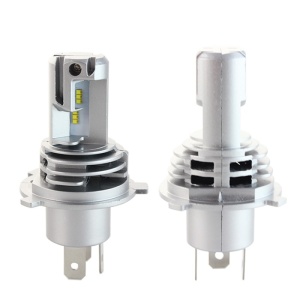 Resigilat Set 2 LED-uri Auto Techstar® M3, H4, 40w, 8000 Lumeni, 6500K, AUTO, 12-24 Volti, ZES, Canbus, Miez Cupru, Radiator Aluminiu - Img 4