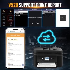 Interfata grafica meniuri V520 multilingv