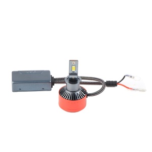 bec led auto techstar p14 h3 vedere laterala cu unghi fascicul 360 grade