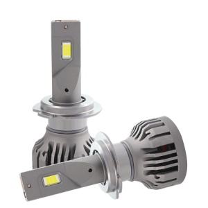 Set 2 LED-uri Auto Techstar® P16, H7, 75w, 10000 Lumeni, 6500K, AUTO, 12-24 Volti, CSP, Canbus, Miez Cupru, Radiator Aluminiu - Img 3