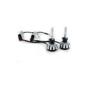 Set 2 LED-uri Auto Techstar® T1S, H1, 35w, 8000 Lumeni, 6000K, AUTO, 12-24 Volti, CREE, Canbus, Radiator Aluminiu - Img 3