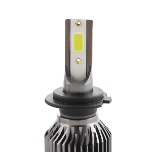 Set 2 LED-uri Auto Techstar® V6, H7, 40w, 4000 Lumeni, 6500K, AUTO, 12-24 Volti, COB, Canbus, Radiator Aluminiu - Img 6