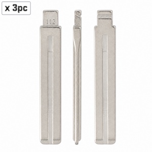Set 3 lame cheie auto 112# TOY40 pentru Hyundai Santa Fe, ix45 si Kia
