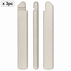 Set 3 lame cheie auto 124# TOY51 pentru Toyota Corolla dupa 2015