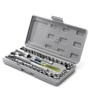 Set Trusa completa ce contine 40 de chei tubulare dimensiuni 9-32mm - Img 1