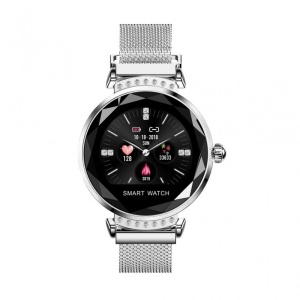 Smartwatch Fitness Sport Argintiu Elegant pentru Dama H2 cu Monitorizare Somn si Cardiaca - Img 5
