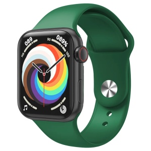 Smartwatch Techstar® HW18, Ecran Touch HD 1.6 inch, Bluetooth 5.2, Senzor Tensiune, Puls, Oximetru, 2 Bratari, Silicon și Textil, Verde - Img 7