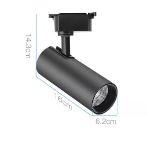 spot orientabil LED 30W negru pentru sistem sina Techstar