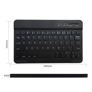 Tastatura Wireless Techstar®, Bluetooth 3.0, Acumulator, Compatibila Android/Windows/Mac, Slim - Img 5