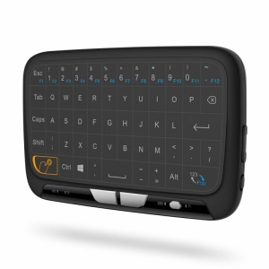 Tastatura H18 Techstar cu touchpad si iluminare LED, vedere frontala