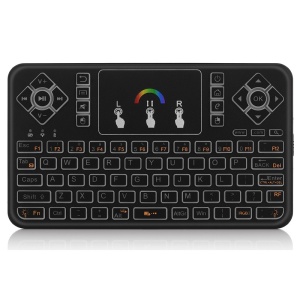 Tastatura Wireless Techstar® Q9 Iluminata RGB , QWERTY, Plug&Play, Tochpad, Tastatura, Mouse - Img 9