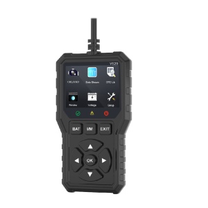 Tester auto diagnoza OBD2 Foxsur V529, test baterie, DTC Lookup, 10 limbi, coduri motor, senzor O2, EVAP, Freeze Frame, I/M, Negru - Img 10