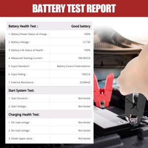 ghid utilizare si instructiuni tester baterie auto Launch X431 BST360