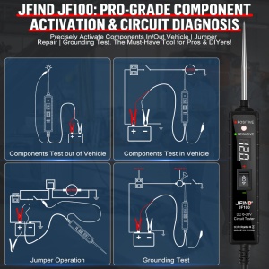 Tester circuite electrice auto JFIND JF100 pentru activare componente