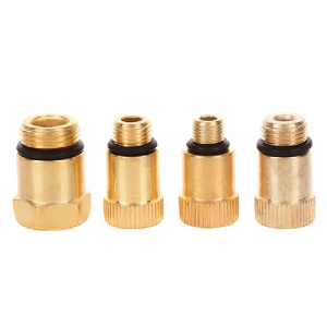 Adaptoare filetate alamă pentru loc bujie: M10, M12, M14, M18