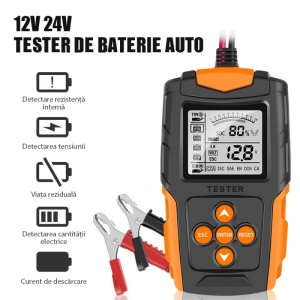 Tester baterie Techstar FBT-200 prezentare functii si specificatii