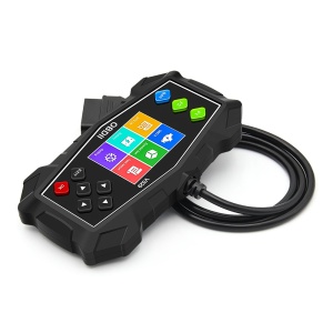 tester diagnoza auto OBD2 Techstar V529 cu cablu si ecran color