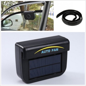 Ventilator Auto cu Incarcare Energie Solara pentru Geam Automobil, cu Prindere de Cauciuc - Img 10
