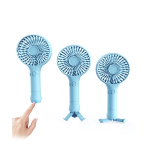 Ventilator Techstar® A9 Mini Alimentare USB si Acumulator 18650, 5W, Albastru - Img 2