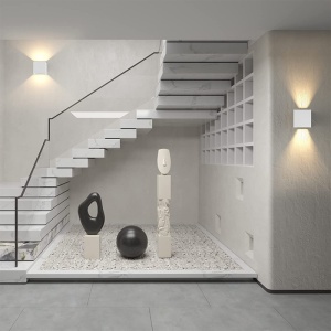 iluminat scari aplica led techstar cub alb