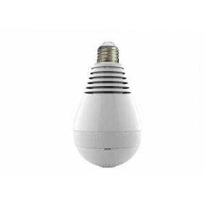 Bec LED Smart Techstar® Supraveghere Video Camera Panoramica 360 grade FullHD 1080P Wireless 2MP Socket E27 V387 - Img 3
