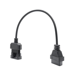 Cablu Opel Vauxhall 10 pini la OBD2 16 pini, conectori verticali, vedere frontală
