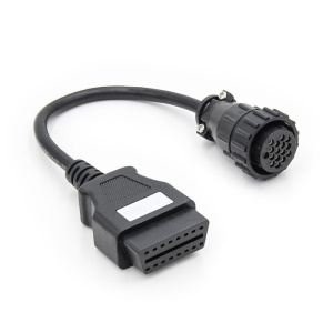 Cablu adaptor Scania 16 pin la OBD2, conectori și cablu flexibil