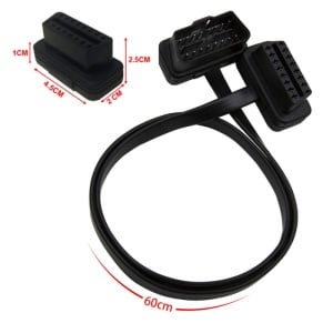 Cablu OBD2 prelungitor 60cm Techstar cu protectie pini