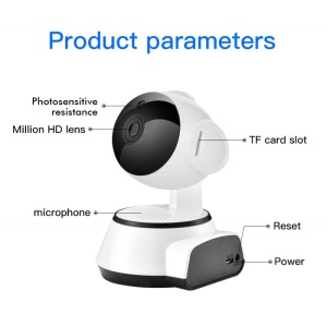 Camera de Supraveghere Interior IP Wireless Techstar® RL-21 Pan / Tilt HD 720P Leduri Infrarosu IoS si Android - Img 4