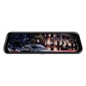 Camera Video Auto tip Oglinda Dubla, Tip T12+ Display 9.66" Touch Screen, Night Vision, Dash Cam, Dual Lens - Img 1