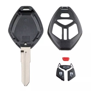 set carcasa cheie auto techstar pliabila cu 4 butoane si lama pentru mitsubishi lancer si galant