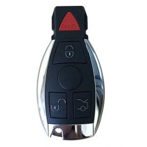 Carcasa cheie auto Techstar compatibila Mercedes A B C E G M R S Class Sprinter Viano Vito, design oval, 4 butoane