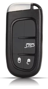 Carcasa cheie Jeep Cherokee butoane cauciuc