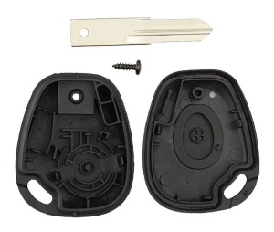 carcasa techstar cheie auto compatibila renault megane 1 buton cu profil clasic