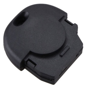 carcasa cheie techstar 2 butoane nissan cu forma ovala si decupaj circular central