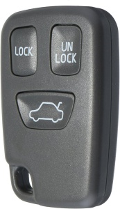 Telecomandă carcasă Volvo 3 butoane – design vertical
