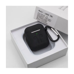 Casti i9000 TWS AIR 2 Techstar®, Bluetooth 5.0, Wireless QI, Pentru Android si iOS, Negru - Img 6