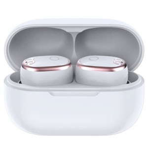 Casti Smart Techstar® TWS S17 mini, Wireless, Bluetooth V5.0, IPX5, HD Audio, Touch, iOS, Android, Type-C, Alb - Img 1