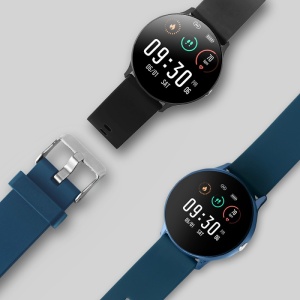 Ceas Smartwatch Techstar® R33, 1.08 inch IPS LCD , Bluetooth 4.0 + EDR, Monitorizare Somn, Puls, Respiratie, Tensiune, Notificari, Albastru - Img 2
