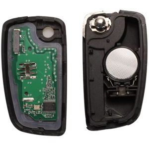 Cheie auto completa cu telecomanda Techstar compatibila cu Nissan Qashqai J11, Pulsar C13, Juke F15, X-Trail T32, Micra, 3 butoane, 433 MHz, 4A PCF7952E, CWTWB1G767, interior carcasa