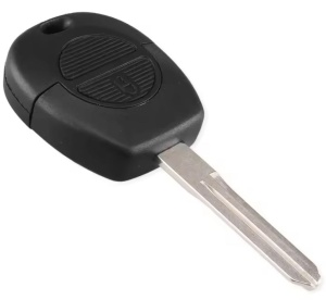 Cheie auto completa cu telecomanda Techstar compatibila cu Nissan Almera Almera Tino Micra Navara Primera Serena Terrano Vanette X-Trail 2 butoane 433MHz P N 28268-8H700 lama A33